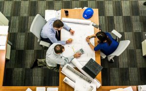People Working at Desk
